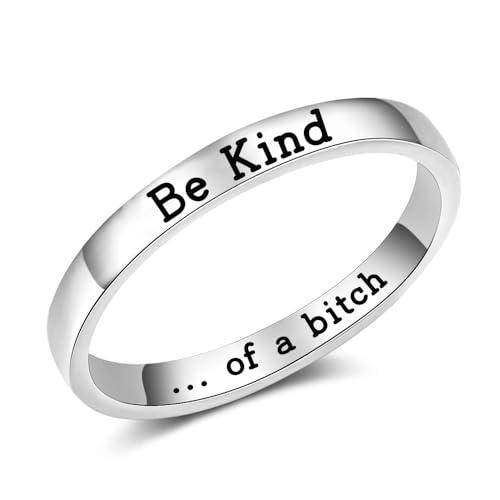 Be Kind...of A Bitch Ring Jewelry Rings for Women Be Kind Gift2