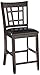 Coaster Home Furnishings - LAVON - 5-Piece Counter Height Dining Set - Oval Extendable Table with Storage & 4 Upholstered Chairs - Dining Room & Kitchen - Espresso - 102888-S5