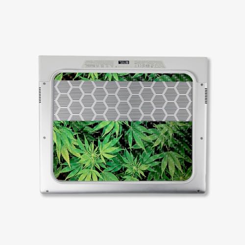 Image of MightySkins Carbon Fiber Skin Compatible with Alienware X14 R2 (2023) Full Wrap Kit - Weed | Protective, Durable Textured Carbon Fiber Finish | Easy to Apply & Change Styles | Made in The USA
