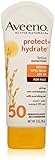 AVEENO Active Naturals Protect + Hydrate Lotion Sunscreen SPF 50 3 oz (Pack of 3)