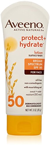 AVEENO Active Naturals Protect + Hydrate Lotion Sunscreen SPF 50 3 oz (Pack of 3)