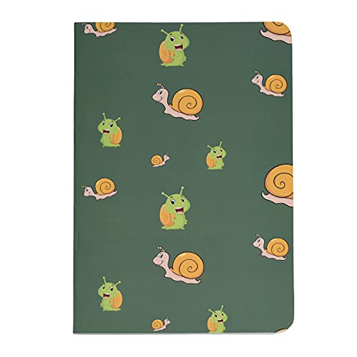 Image of Papboo A5 Handy, Easy to carry Unruled, Plain Fruits & Cute Creature 2 Sets of 4 for doodling, Writing, Notes, Notebooks -Matte Finished - Journal Diary, Gift.(60 * 8= 480 80 GSM pages)