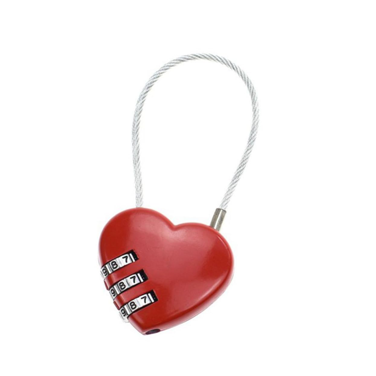 Didiseaon 12 Piezas Cerraduras Para Taquillas Candado De Amor Cerraduras De Equipaje De Viaje Cerraduras Para Maletas Del Día De San Valentín Bloqueo Diario Viajar Lindo Cerrar