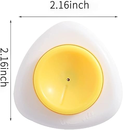 Miniatura 8 de Perforador de huevo para huevos crudos, paquete de 2, con base magnética y bloqueo de seguridad, pelador de huevos duros, pinchador de huevos para