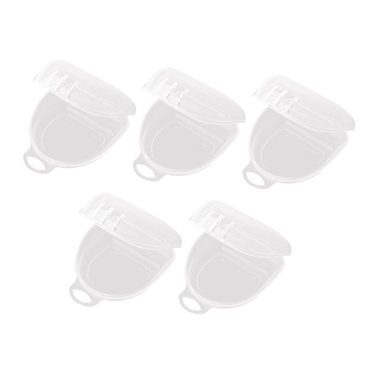 5pcs Boxing Storage Boxes, Portable Tooth Retainer Containers for Use, Compact Tooth Socket Holder for Sports and Daily Protection