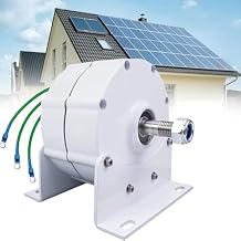 600W 3 Phase Alternator, 12V/24V/48V Permanent Magnet Electric Motor Generator, Permanent Magnet Motor with Rectifier,24