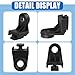 8PCS Radiator Fan Mounting Feet,L-Shaped Install Legs Electric Fan Mounting Kit for Car Cooling Fans,Universal Radiator Mount Automotive Accessories for Slim Cooling Fans