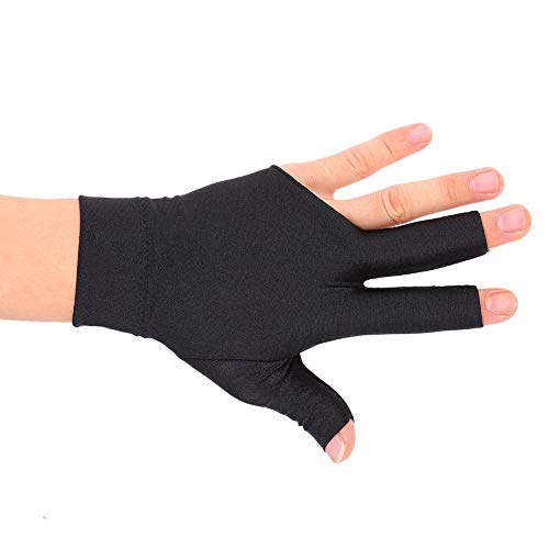 Snooker Glove Left Hand,Snooker Billiard Pool Gloves Left Hand 3 Fingers Billiard Glove Snooker Cue Gloves Spandex Glove Pool Gloves Left hand Billiard Gloves Pool Glove Left Hand