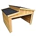 Produktbild Wiltec Mähroboter Holzgarage Schrägdach Massivholz Unterstand Carport Natur 66,6x79,5x71,2cm