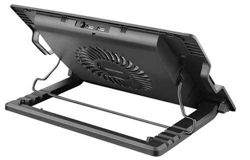 Base Cooler Vertical para Notebook Preto 1 cooler M25