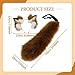 UxicRuya Ears and Tail Set Headband for Kids Adults Housewarming Night Club, Brown White