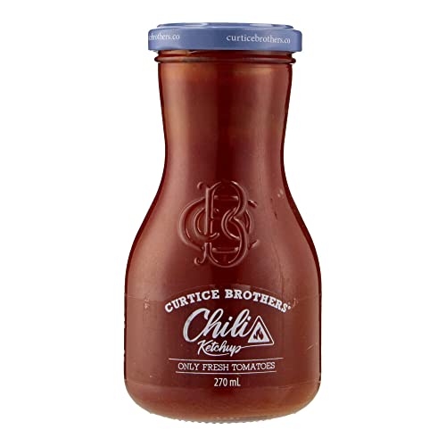 Curtice Brothers Organic Chili Tomato Ketchup - BIO Ketchup aus der Toskana mit 77% Tomaten Anteil und feuriger Chili-Note, 270ml Cover