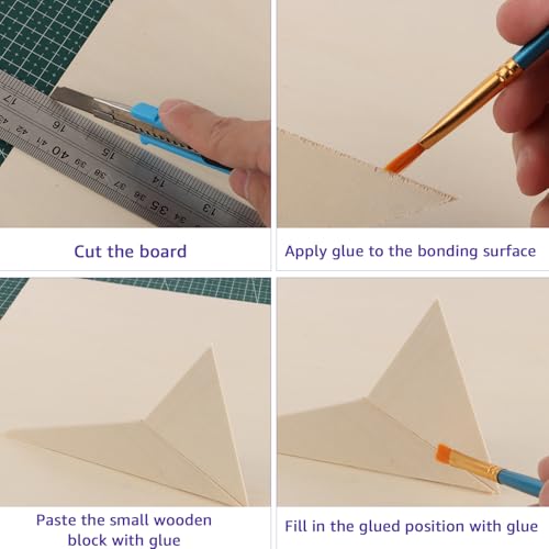 Plaques de contreplaqué de 2 mm pour modélisme et maquettes