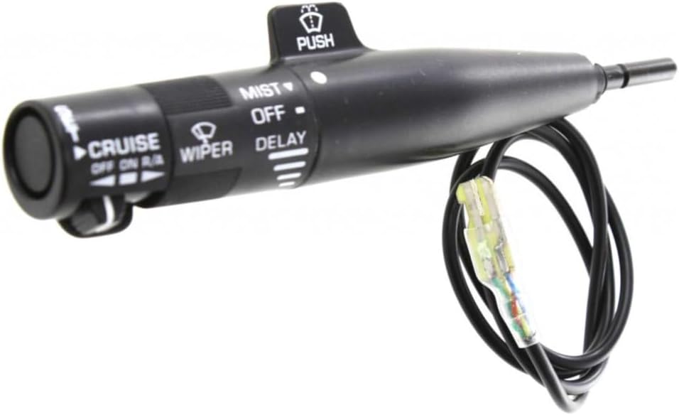 For Chevy G30/S10 Blazer 1990 1991 Combination Switch | Black | w/Cruise Control | 4-Wire | Replacement For 25111262