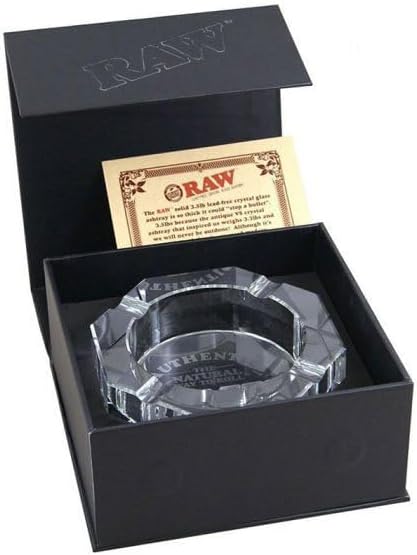RAW クリスタル灰皿 RAWクリスタルアシュトレー 卓上灰皿 素敵な灰皿