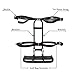 10L0L Universal Golf Cart Rear Seat Bag Holder Rack for EZGO Yamaha Club Car Carts, with Rear Safety Grab Bar