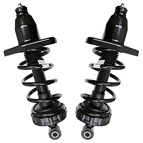 Image of Detroit Axle - 2pc Rear Struts for 2006-2014 Honda Ridgeline, Struts & Coil Spring Assembly Quick Install Ready Struts Shocks 2007 2008 2009 2010 2011 2012 2013 Replacement Suspension
