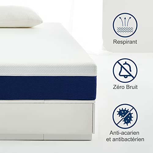 Molblly-Matelas-140x190-25CM-25-cm-depaisseur-Mousse-a-Memoire-de-Forme-Haute-DensiteTissu-de-Surface-SoupleParfait-Soutien-Haute-Resilience-Ultra-Respirante140-190-25CM