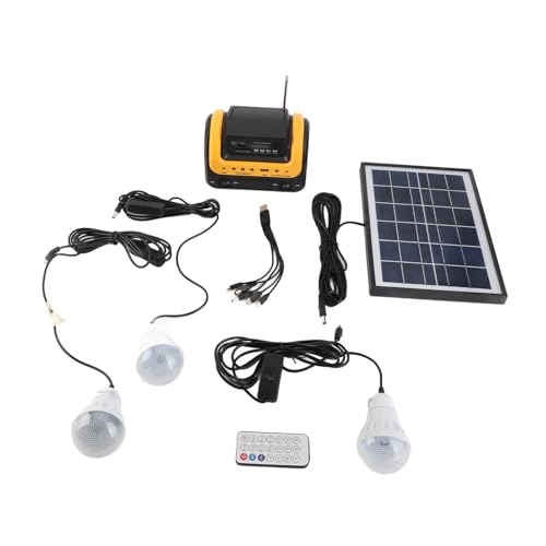 Generador de Energía Solar, de Energía de Batería Recargable Estación de Solar de Emergencia de 5000 MAh para Viajes de Emergencia para Acampar Al Aire Libre