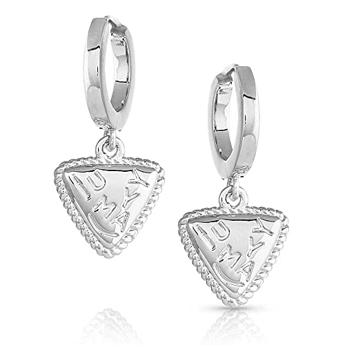 Image of Montana Silversmiths Western Lifestyle Turquoise Post /Stud Earrings (High Noon Cobblestone)