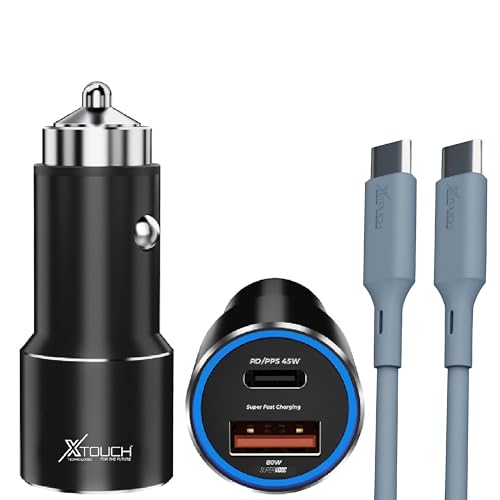 XTOUCH 125W Super Vooc All Metal PD Quick Charger,2 Port Fast Car Charger-Type C to Type C Output |Compatible iPhone 15 14 13 12 11 Pro Max X XR XS 8 Plus 6s,iPad,Black (B0D3PYD4DN) Amazon Price History, Amazon Price Tracker