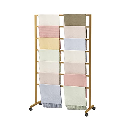 Support commercial pour châles et ceintures double face pour optimiser le rangement