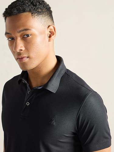 Image of Clans & Hans Men's Solid Regular Fit Polo T Shirt | Collar Tshirts | Half Sleeves |Plain T-Shirt for Men (Available in Plus Size)