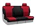 Coverking Custom Fit Front 40/20/40 Seat Cover for Select Toyota Tundra Models - Neosupreme (Red with Black Sides)