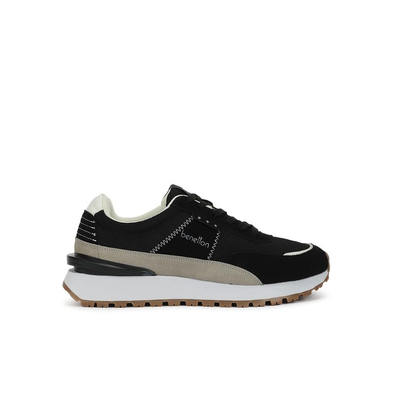 United Colors of Benetton Colorblock Lace-ups Star Sneakers - Image 2