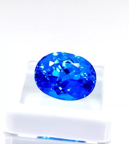Generic GEM 154 8-10 Ct Aaa+ Natural Ceylon Flawless Blue Sapphire Oval Cut Loose Gemstone thumb #3
