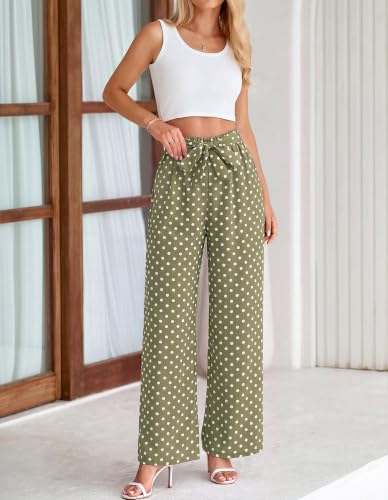 Image of BTFBM Striped Palazzo Pants for Women Casual Summer 2026
