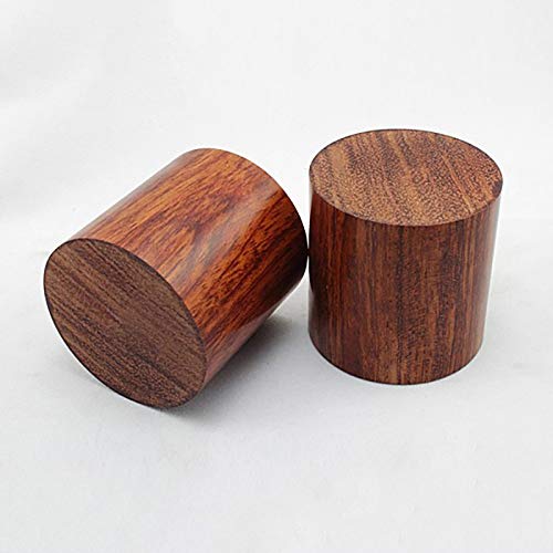 4PCS Rosewood HiFi Audio Speakers Amplifier Chassis Anti-Shock Shock Absorber Foot Feet Pads Vibration Absorption Stands 4545mm