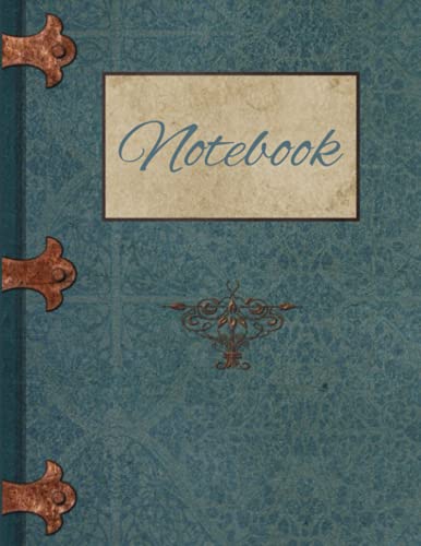 Composition - NOTEBOOK - College Ruled: Large 300 Pages - 8.5 x 11 Inches - College Ruled Line Paper Notebook Featuring an Old Aged – Vintage - ... Writing - Class Notes - School Supplies
