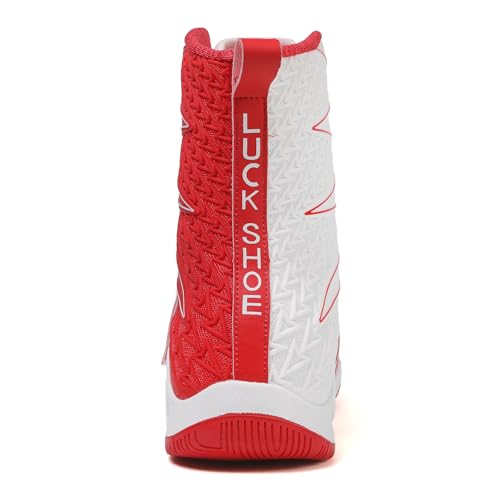 Image of Boxing Shoes for Men High Top Gym Shoes Fighting Sports Training Footwear LS308
