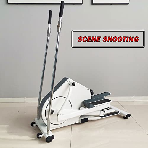 Image of Magnetic Control Wooden Elliptical Machine Installation-Free Mini Stepper Small Ultra-Quiet Space Walker Home