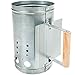 TecTake Allumeur Charbon de Bois poignée Allume-feu Zinc