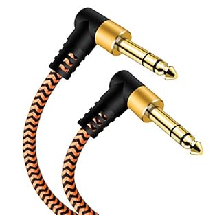 💗【Plug and Play】Professional Series Stereo Plugs，Gold Plated Premium 6.35mm Jack 1/4" TRS Cable, This cable features a TRS 1/4" connector design. It is ideally used to connect pro audio and DJ equipment such as studio monitors, mixers, amplifiers and...