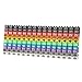 Kuuleyn Digital Tube Wire, Colorful Cable Marker, Digital Number Tube Wire Number Label Tube Cable Marker Colorful (150PCS KCM-1.5MM 1.5 Square)