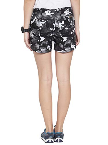 Image of UZARUS Women's Multicolour Cotton Sports Casual Printed Shorts - Pack of 2