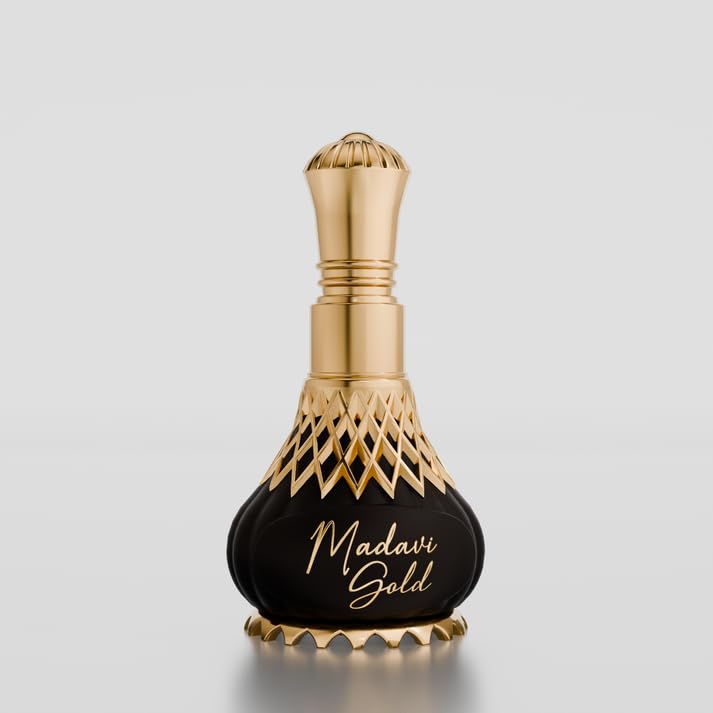 Al-Nuaim Madavi Gold Attar, Unisex Perfume Oil, Floral Sweet Warm Notes, Alcohol-Free, Natural Ingredients, Long Lasting, Vegan, 9.9ml-picture-22
