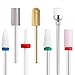 Professional 3/32'' Nail Drill Bits for Electric Carbide Rotary Manicure Pedicure Nail Art Tools, Set of 7