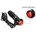 Adecorty ADCLS01 4pcs 48 LED Car LED Strip Light DC 12V Multicolor Music Car Interior Light LED Under Dash Lighting Kit with Sound Active Function and Wireless Remote Control, Car Charger Included