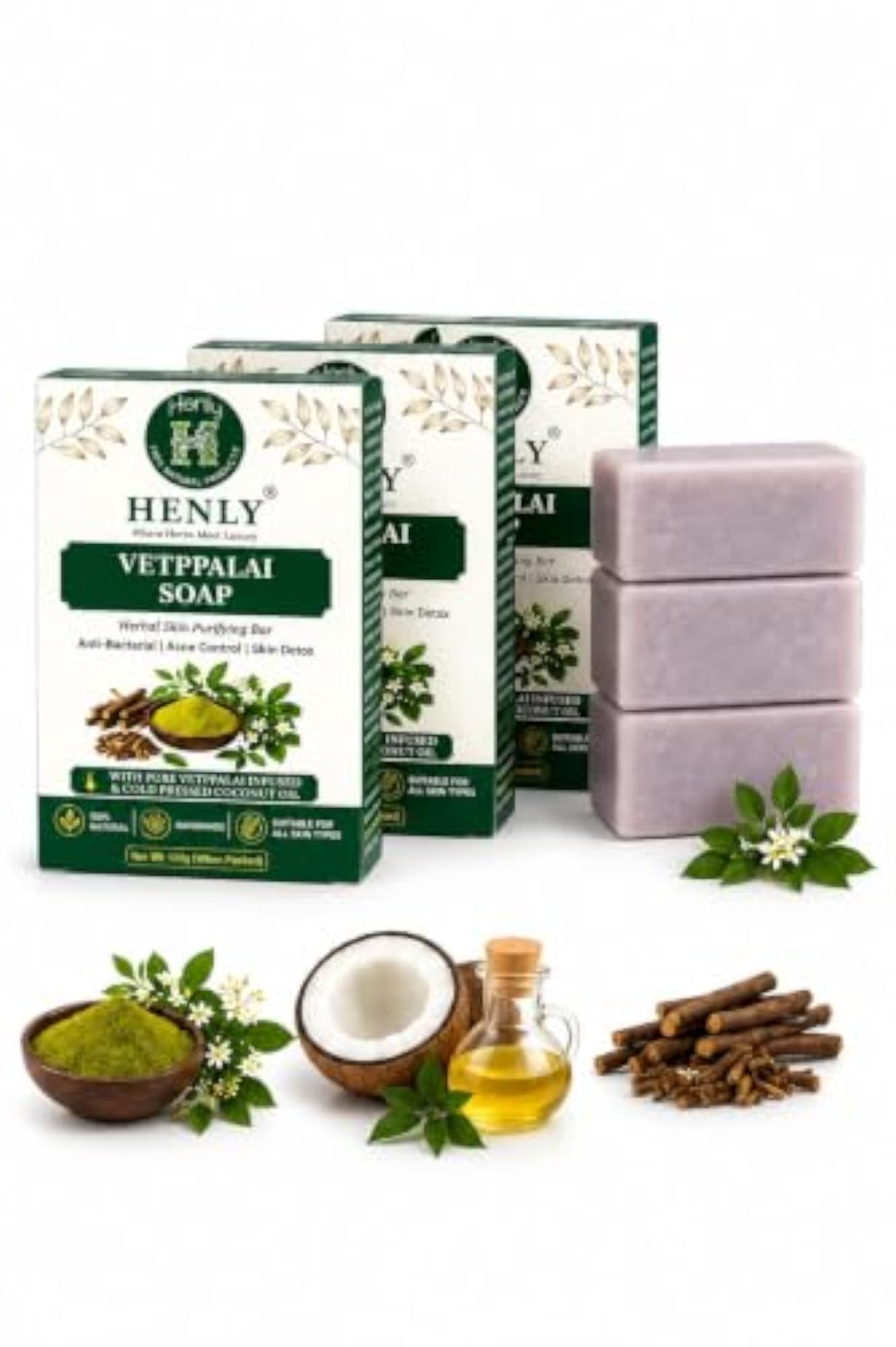 Vetpalai Herbal Handmade Skin Care Soap