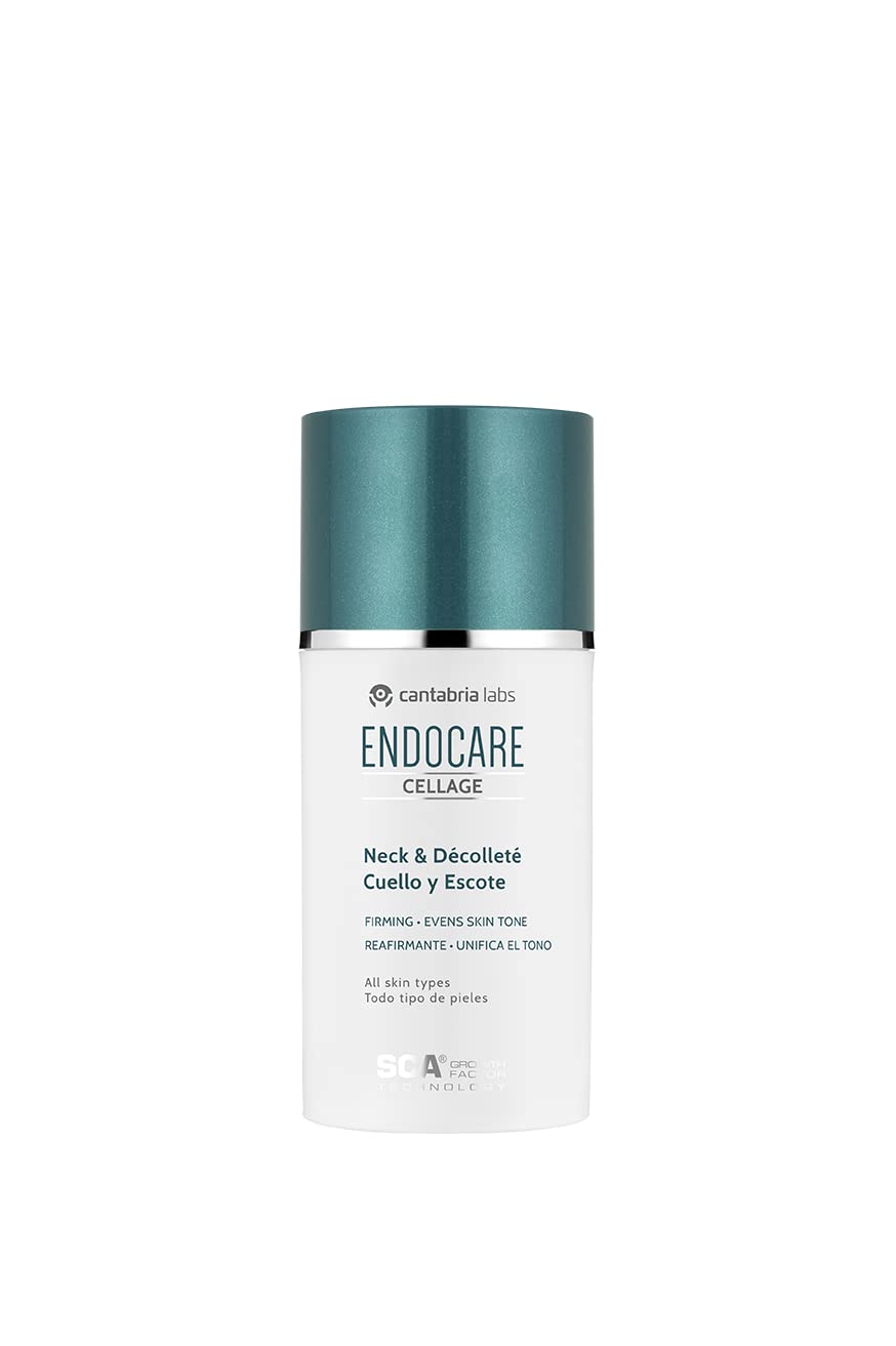 Cantabria Labs Endocare Cellage Cuello y Escote, 80 ML.- Reafirmante diario para la zona del cuello y escote.