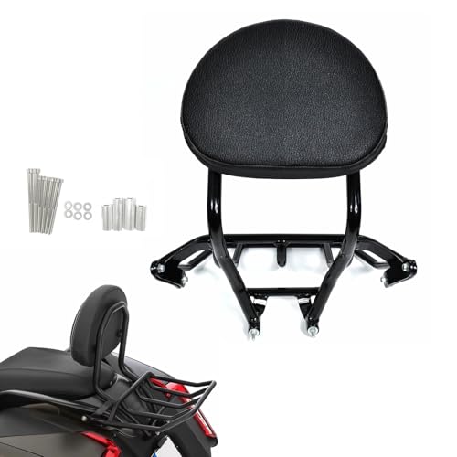 GTYKMY Motorcycle Passenger Backrest with Luggage Rack Sissy Bar for B-M-W K1600B K1600 2018-2023 Motorbike Heavy Cargo Rack Accessories
