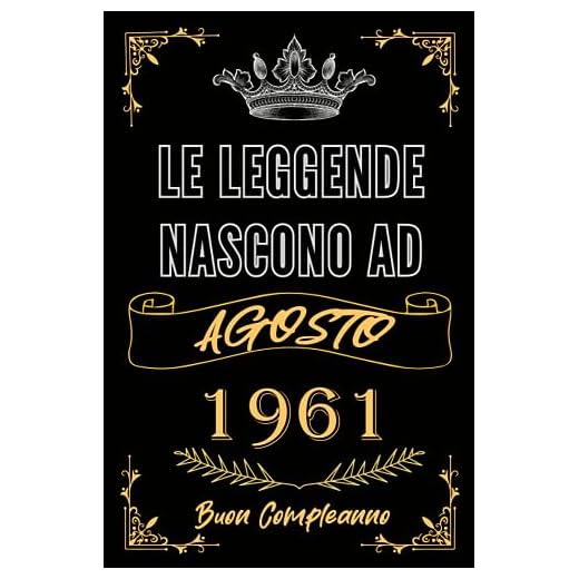 Le leggende Nascono Ad Agosto 1961: Idea Regalo di compleanno 62 anni originale per donne e uomini / Quaderno a righe"
