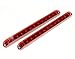 Autosmart 2PCS Red 17" 11 LED Trailer Light Bar Sealed Stop Turn Tail Park Brake Light Truck Trailer Clearance Marker ID Bar