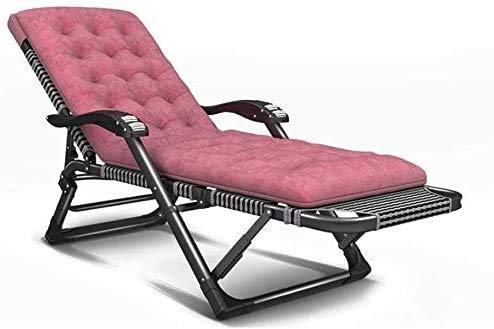Chaise longue réglable pour soulager le dos lors des siestes dehors