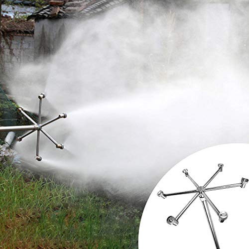 CHIXIANG Disinfection sprayer 6 Heads Water Sprayer Spray Nozzle Garden Agriculture Lawn Watering Irrigation Water Sprinkler Steel Water Mist Fog Nozzle