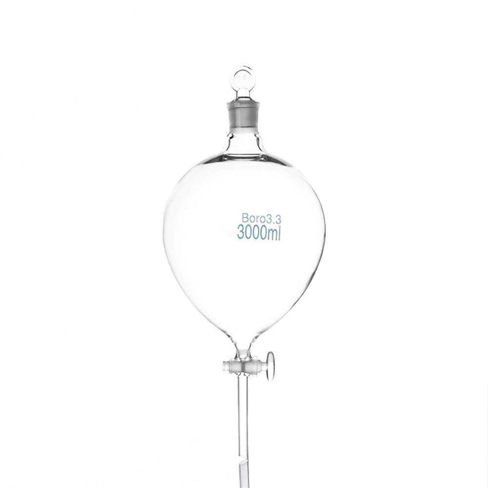 Buy CHENTAOMAYAN Lab Funnel 3000ml Separating Funnel Globe Shaped with